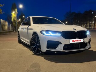 2021 BMW 5 серии 540i xDrive VII (G30/G31/G38) Рестайлинг, белый, 5499999 рублей, вид 5
