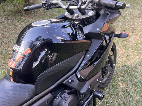 2012 Yamaha XJ6 (FZ6R), чёрный - вид 2