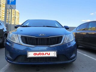 2014 Kia Rio III, синий, 660000 рублей, вид 3