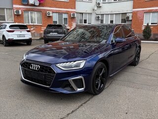 2021 Audi A4 40 TFSI V (B9) Рестайлинг, синий, 4200000 рублей, вид 1