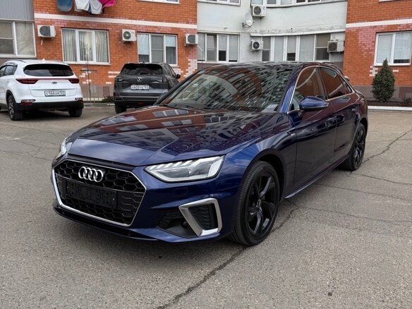 2021 Audi A4 40 TFSI V (B9) Рестайлинг, синий, 4200000 рублей