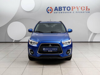 2014 Mitsubishi ASX I Рестайлинг, синий, 885000 рублей, вид 3