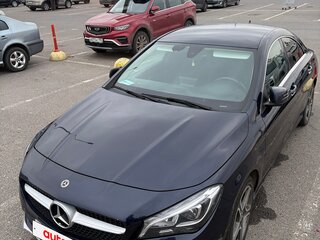 2018 Mercedes-Benz CLA 200 I (C117, X117) Рестайлинг, синий, 1850000 рублей, вид 2