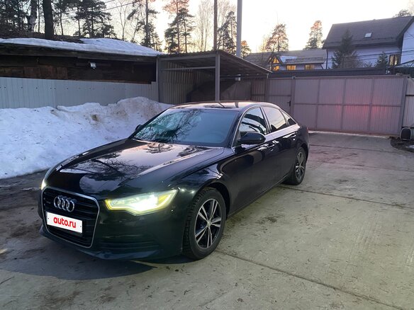 2014 Audi A6 IV (C7), чёрный, 1600000 рублей