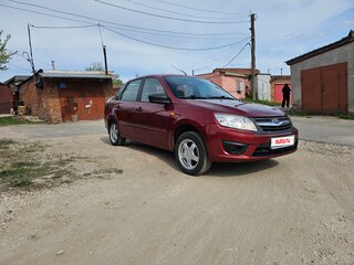 2016 Lada (ВАЗ) Granta I, красный, 423000 рублей, вид 4