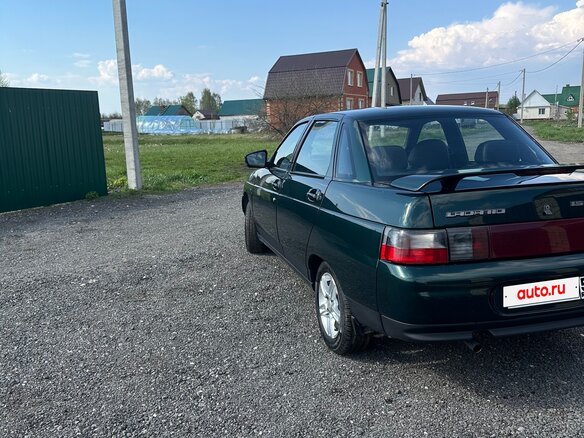 2002 Lada (ВАЗ) 2110, зелёный, 320000 рублей - вид 2