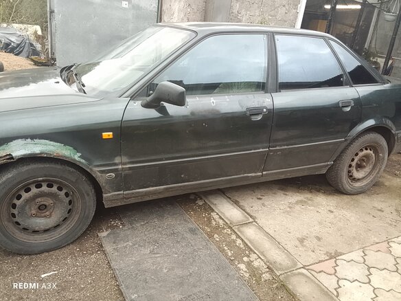 1994 Audi 80 V (B4), зелёный, 400000 рублей - вид 2