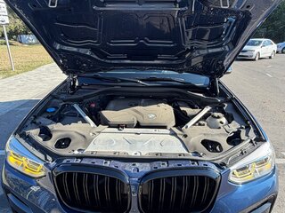 2021 BMW X3 30i xDrive III (G01) Рестайлинг, синий, 4850000 рублей, вид 4