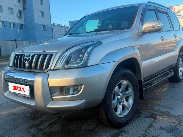 2008 Toyota Land Cruiser Prado 5-speed 120 Series Рестайлинг, бежевый, 2450000 рублей