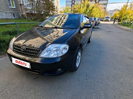 2006 Toyota Corolla IX (E120, E130) Рестайлинг, чёрный, 400000 рублей, вид 1