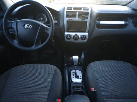 2008 Kia Sportage II, чёрный, 900000 рублей, вид 4