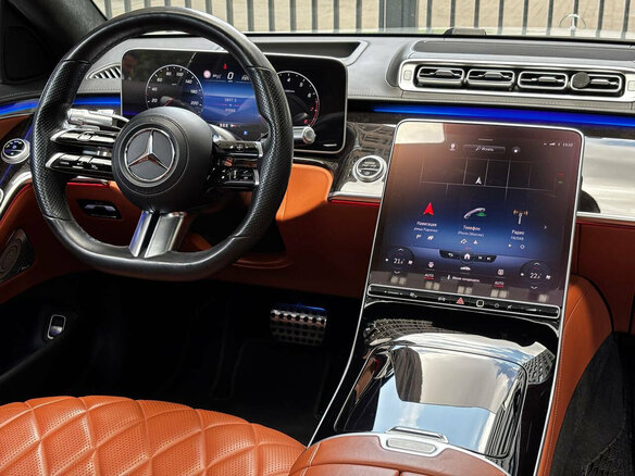 2021 Mercedes-Benz S-Класс 450 Long 4MATIC VII (W223), серебристый, 7600000 рублей - вид 21