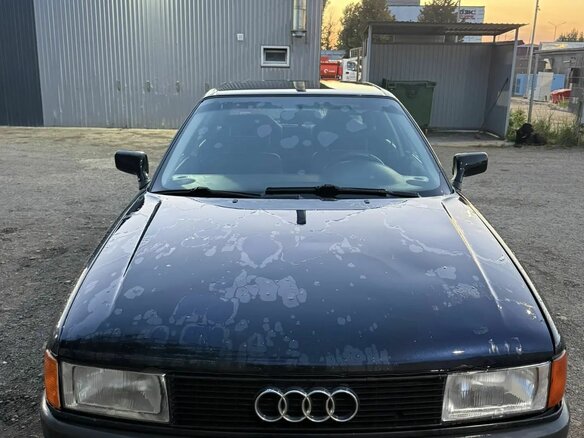 1991 Audi 80 IV (B3), синий - вид 2