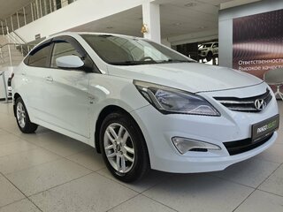 2014 Hyundai Solaris I Рестайлинг, белый, 899000 рублей, вид 3