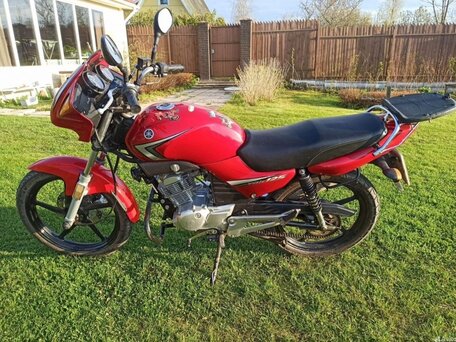 2012 Yamaha YBR125, красный, 200000 рублей, вид 4