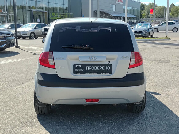 2007 Hyundai Getz I Рестайлинг, серебристый, 445000 рублей - вид 5