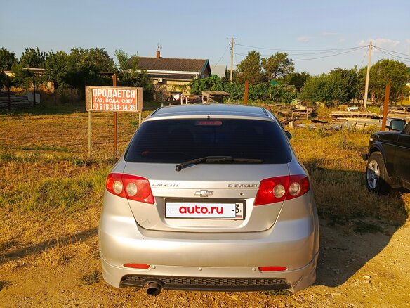 2007 Chevrolet Lacetti I, серебристый, 350000 рублей - вид 4