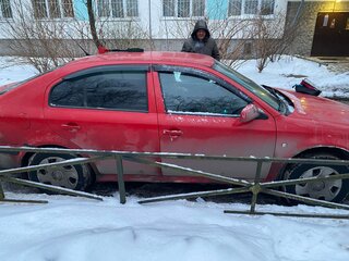 2007 Skoda Octavia I (A4) Рестайлинг, красный, 370000 рублей, вид 4