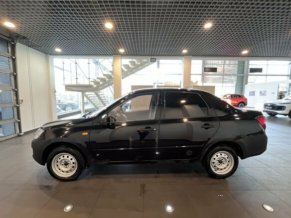 2012 Lada (ВАЗ) Granta I, чёрный, 170000 рублей - вид 5
