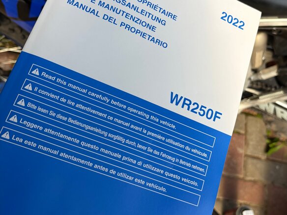 2022 Yamaha WR250F, синий, 800000 рублей - вид 7