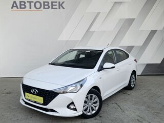 2021 Hyundai Solaris II Рестайлинг, белый, 1545000 рублей, вид 1