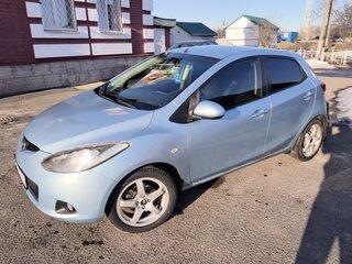2008 Mazda 2 II (DE), голубой, 490000 рублей, вид 3