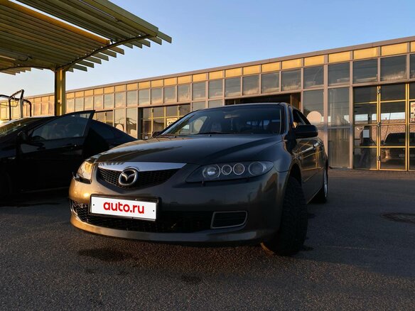 2006 Mazda 6 I (GG) Рестайлинг, серый, 350000 рублей - вид 1