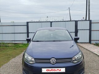 2014 Volkswagen Polo V, синий, 793000 рублей, вид 4