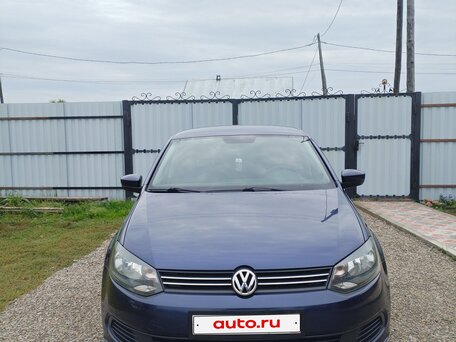 2014 Volkswagen Polo V, синий, 850000 рублей, вид 4