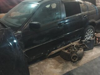 2000 BMW 3 серии 318i IV (E46), чёрный, 170000 рублей, вид 3