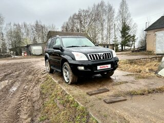 2005 Toyota Land Cruiser Prado 4-speed 120 Series, чёрный, 2099000 рублей, вид 3