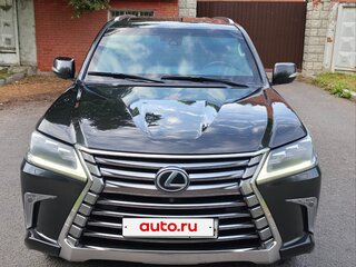 2017 Lexus LX 570 III Рестайлинг 2, чёрный, 12000000 рублей, вид 2