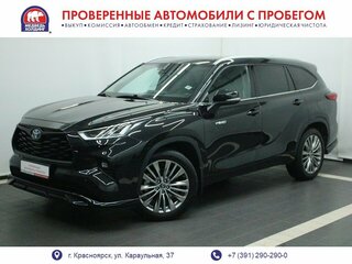 2021 Toyota Highlander IV (XU70), чёрный, 5245000 рублей, вид 1