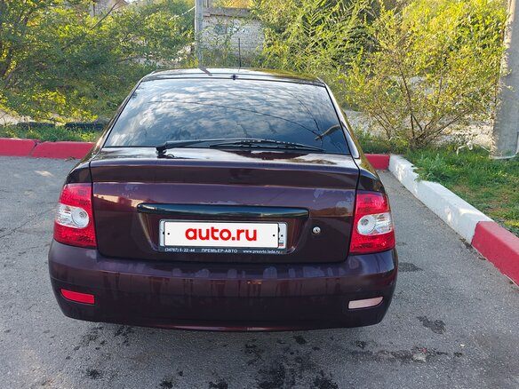 2012 Lada (ВАЗ) Priora I, пурпурный, 315000 рублей - вид 3