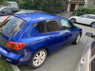 2006 Mazda 3 I (BK) Рестайлинг, синий, 450000 рублей, вид 2