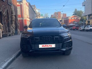2021 Audi Q7 55 TFSI II (4M) Рестайлинг, чёрный, 6400000 рублей, вид 2