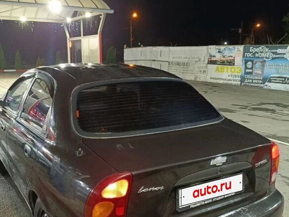 2007 Chevrolet Lanos I, чёрный, 230000 рублей - вид 2