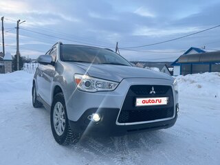 2012 Mitsubishi ASX I Рестайлинг, серебристый, 1200000 рублей, вид 4