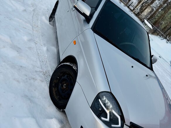 2010 Lada (ВАЗ) Priora I, серебристый, 450000 рублей - вид 6