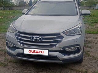 2015 Hyundai Santa Fe III Рестайлинг, серебристый, 2200000 рублей, вид 1