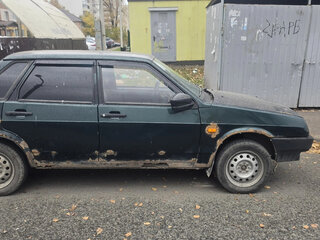 2002 Lada (ВАЗ) 21099, зелёный, 65000 рублей, вид 2