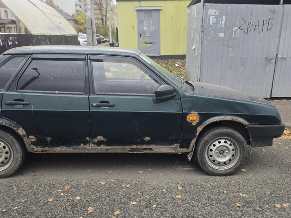 2002 Lada (ВАЗ) 21099, зелёный - вид 1