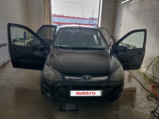 2015 Lada (ВАЗ) Kalina II, чёрный, 560000 рублей, вид 3