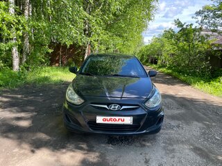 2013 Hyundai Solaris I, чёрный, 500000 рублей, вид 1
