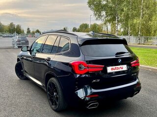 2022 BMW X3 30i xDrive III (G01) Рестайлинг, синий, 4990000 рублей, вид 4