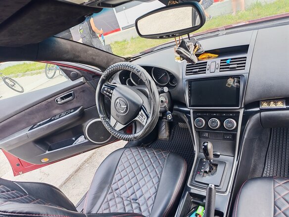 2008 Mazda 6 II (GH), красный, 320000 рублей - вид 4