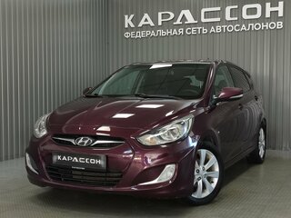 2012 Hyundai Solaris I, фиолетовый, 753000 рублей, вид 1