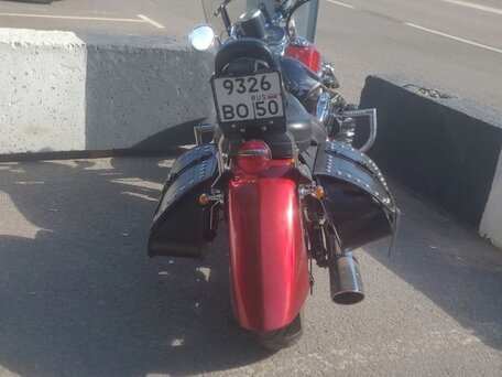 2005 Honda Shadow 750, красный, 430000 рублей, вид 3