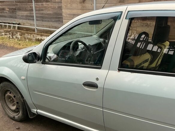 2009 Renault Logan I, серый, 320000 рублей - вид 3