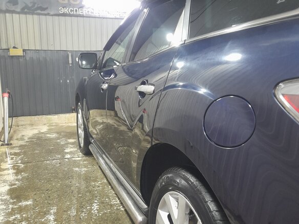 2010 Mazda CX-7 I Рестайлинг, синий, 1150000 рублей - вид 8